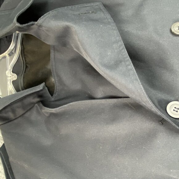 Vtg‎ Misty Harbor Trench coat Men’s 44 Reg Blue Removable Liner Belt All Weather - Picture 14 of 16